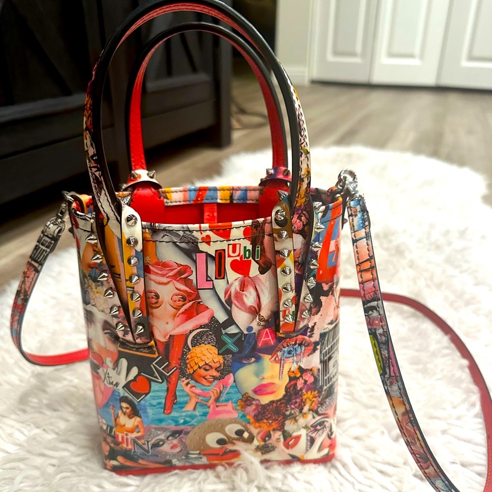 Christian Louboutin Limited Edition Cabata Mini Crossbody Tote Bag